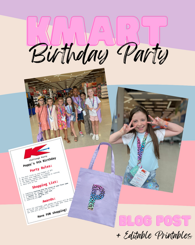 Kmart Birthday Party