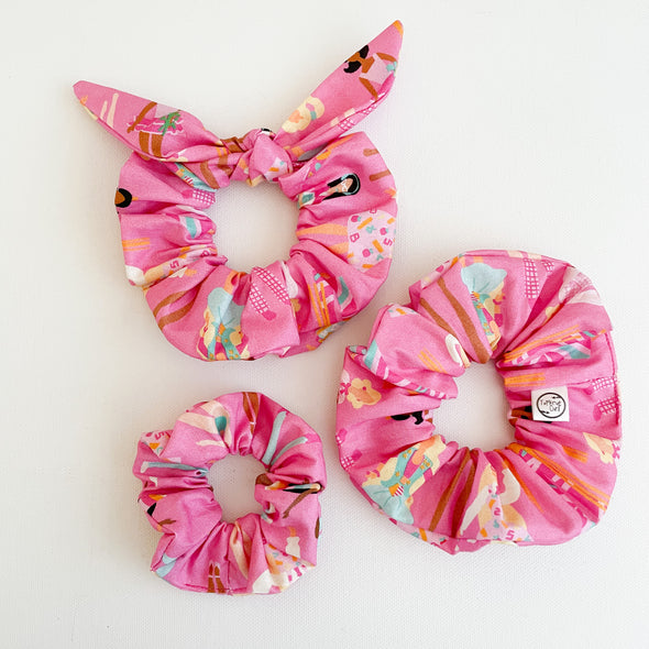 Pink Barbie Scrunchie