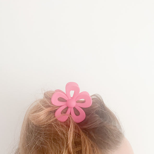 Small Flower Hair Claw Clip
