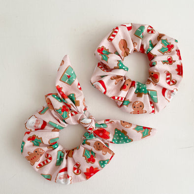 Cute Christmas Cookie Scrunchie