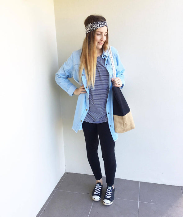 Wild Leopard TwistKnot Headband