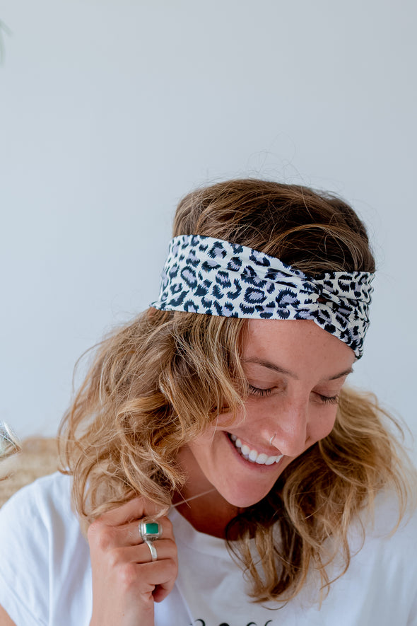 Wild Leopard TwistKnot Headband