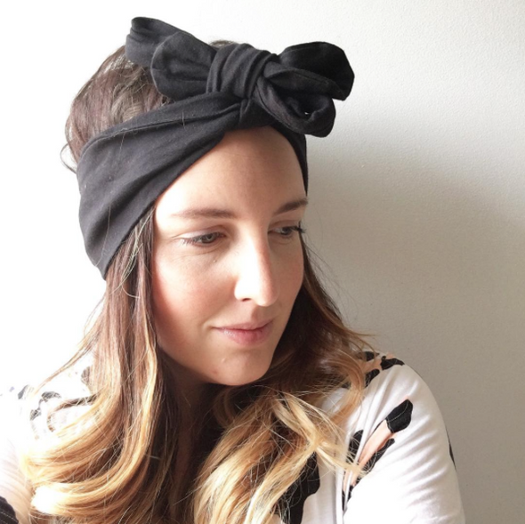 Plain Colour DoubleWrap Headband (choose your colour)
