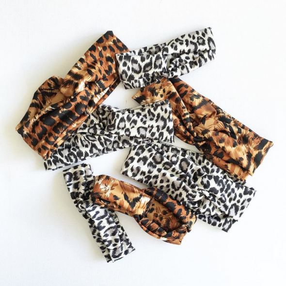 Wild Leopard TwistKnot Headband