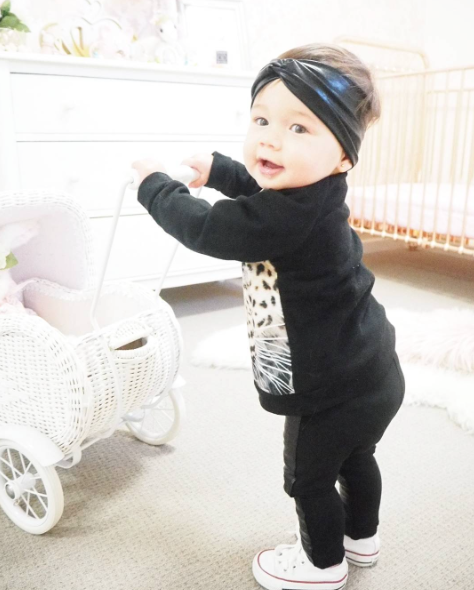 Black Leatherette WideKnot Headband