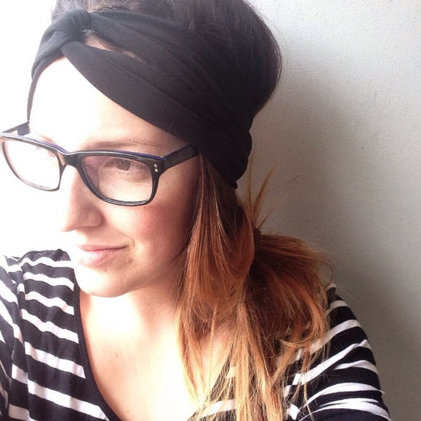 Black TwistKnot Headband
