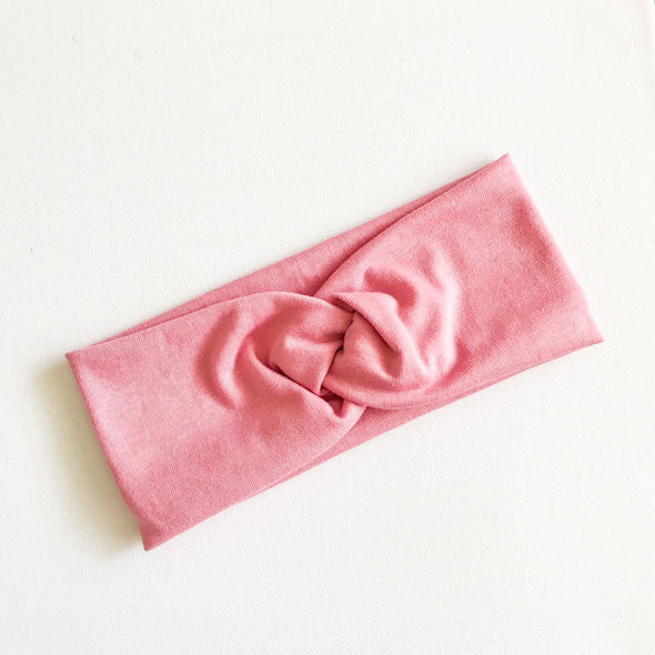 Plain Colour WideKnot Headband (choose your size + colour)