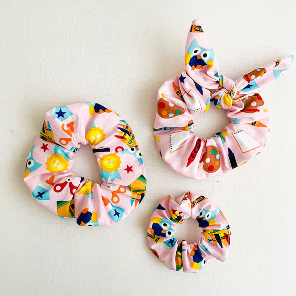 Arty Owls Scrunchie