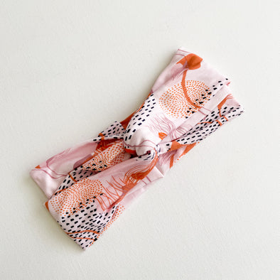 Peach Blossom TwistKnot Headband (size Small only)