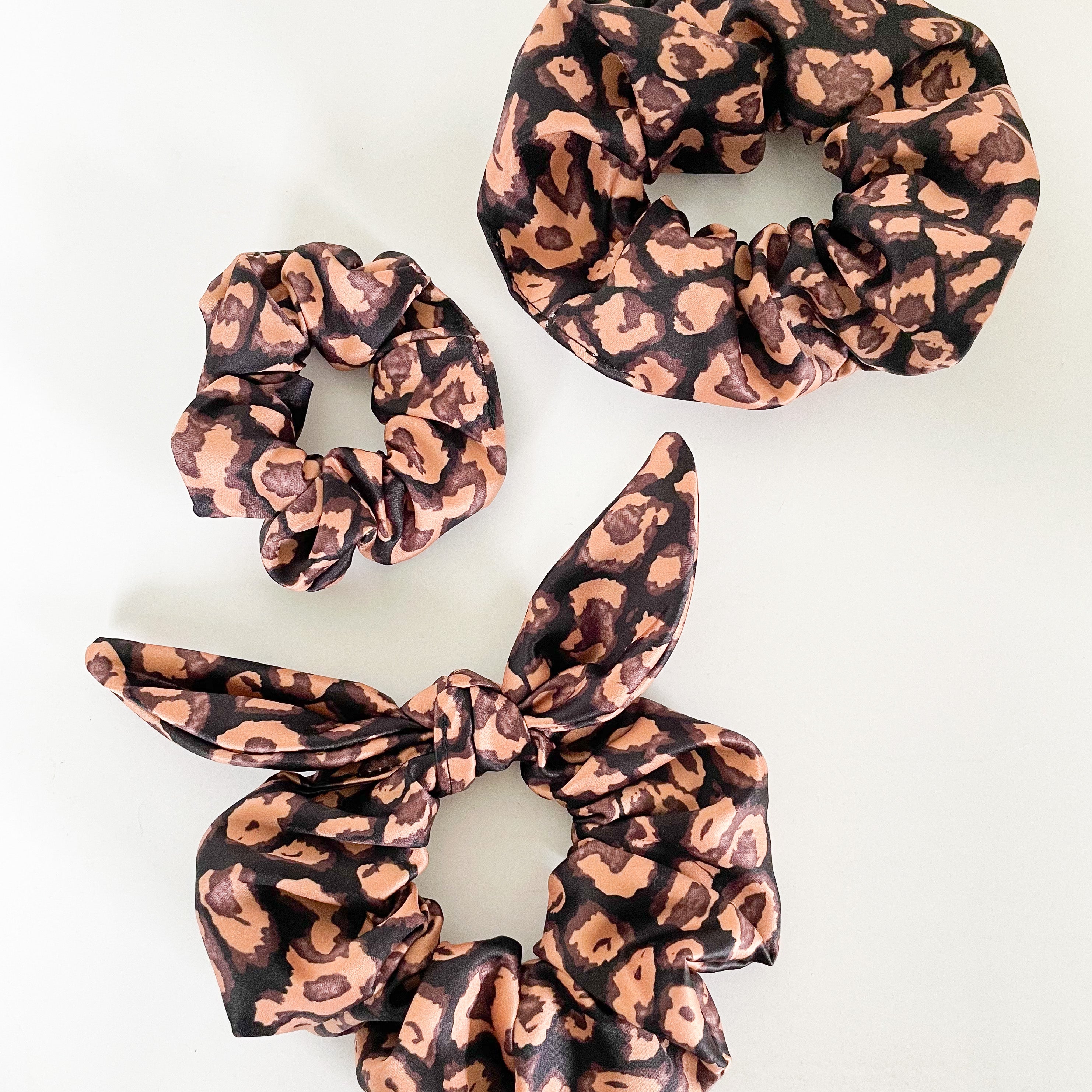 Leopard clearance print scrunchie