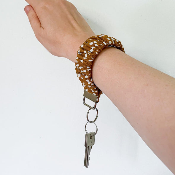 Scrunchie Wristlet Key Fob