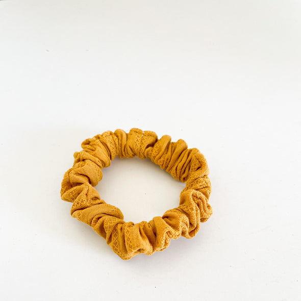 Mustard Skinny Scrunchie
