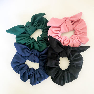 Classic Bow Scrunchies [Choose Colour]